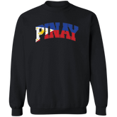 Pinay with Flag Embedded Unisex Crewneck Pullover Sweatshirt